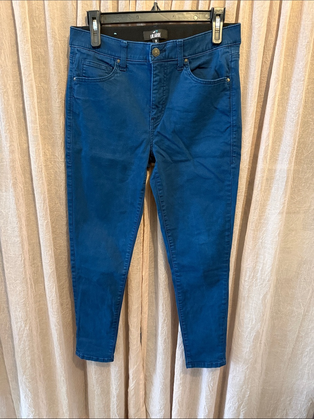 LuLaRoe Skinny Pants in Deep Blue